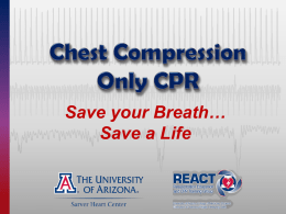 Chest Compression Only CPR Layperson