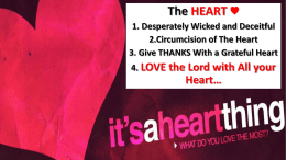It`s A Heart Thang!!!: (Love the Lord With All