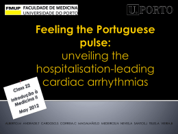 Hospitalisation-leading cardiac arrhythmias in Portugal