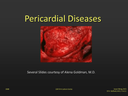 Pericardial disease