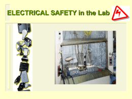 Electrical safety in the lab