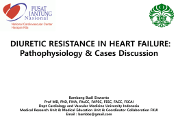 The use of diuretics in acute heart failure: Evidence based