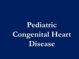22. congenital cardiopathies