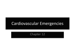 Cardiovascular Emergencies - greene