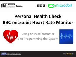 Personal Health Check BBC micro:bit Heart Rate Monitor
