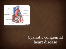 Classification of congenital heart disease