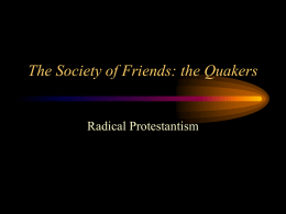 The Society of Friends - Online