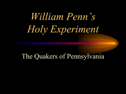 william penn powerpoint with questions