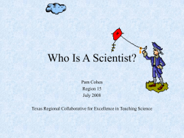 Who Is A Scientist?