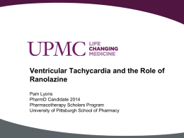 Ventricular Tachycardia - Pitt Pharmacy Portfolio