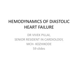 hemodynamics of diastolic heart failure_ DR VIVEK