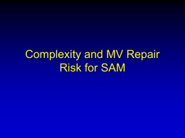Complexity and MV Repair and Risk for SAM