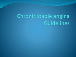 Chronic stable angina