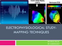 Electrophysiological study mapping study.