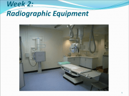 radiographic equipment
