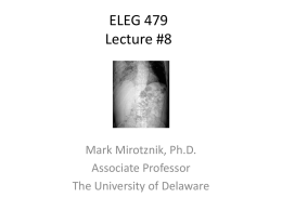 Lecture 8 - University of Delaware