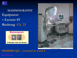 mammography - El Camino College