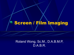 Film/Screen Imaging