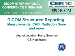 Measurements, CAD, Radiation Dose and more