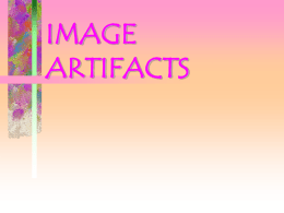 IMAGE ARTIFACTS - Montgomery College