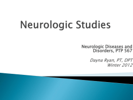 Neurologic Studies - University of Michigan–Flint