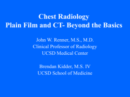 Chest Radiology Plain Film and CT