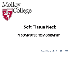 Soft Tissue Neck in CT