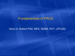 Fundamentals of PACS
