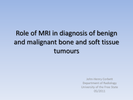 Role of MRI in diagnosis of benign and - Learning