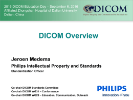 DICOM Overview - DICOM conference