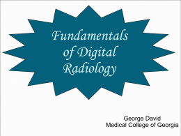 Digital - Department of Radiology