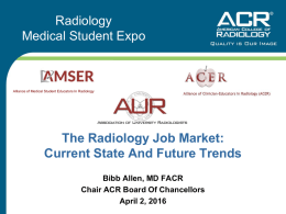 The Radiology Job Market - Association of University Radiologists