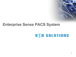 Enterprise Sense PACS System