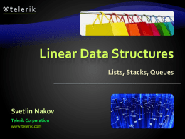 Linear Data Structures