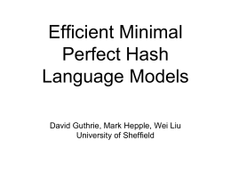 Efficient Minimal Perfect Hash Language Models