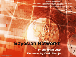 Bayesian Networks - Blog of Applied Algorithm Lab., KAIST
