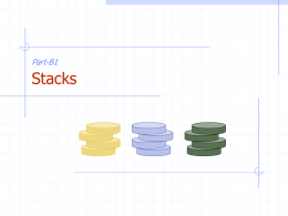 Lecture Notes for Stack