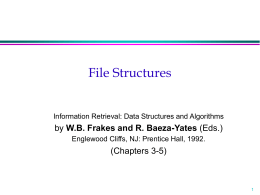 File Structures