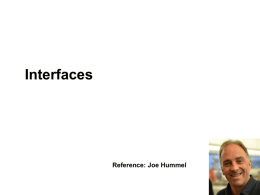 Interfaces