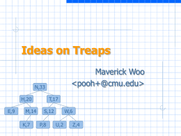 Some Thoughts on Treaps
