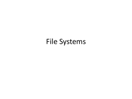 File Systems - People Search Directory