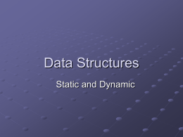 Data Structures Presentation