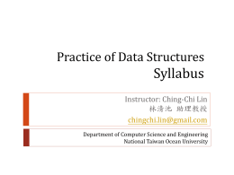 Data Structures Chapter 5 Trees