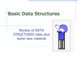 Data Structures - Computer Science