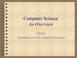 Computer Science An Overview - Home