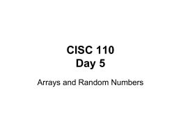 Day5-Arrays
