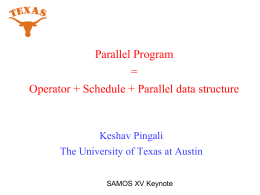 Parallelism - SAMOS conference