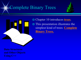 Complete Binary Trees