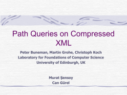 Path Queries on Compressed XML