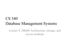 CS 440: Database Management Systems